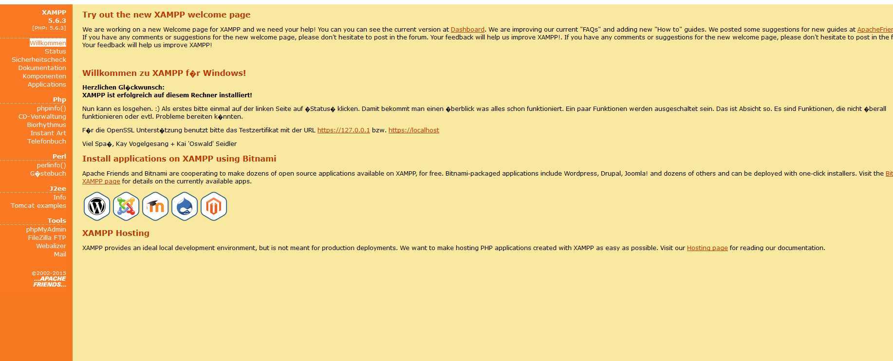 Apache Friends Support Forum View Topic [xamp 5 6 3] Fehler Bei Bearb D Anfrage